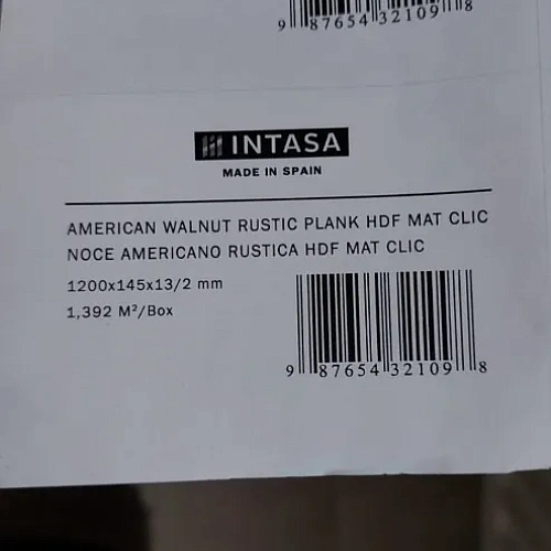 American Wulnut Rustic Plank ПАРКЕТНАЯ ДОСКА INTASA